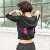 Aktive Shirts Frauen Fitness Tops Workout Training Übung Gym T Kleidung Sport Sweatshirt Hoody T-shirt Yoga Hoodies Laufen Tees E53