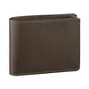 Aber Brand New Multiple Wallet Hommes Portefeuilles en cuir véritable pour hommes M60895 Portefeuilles populaires porte-cartes portefeuille Multiple Short Billfold304h