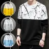 Herren Hoodies Mode Männer Gedruckt Sweatshirt Harajuku Herbst Rundhals Langarm Pullover Casual Lose Sweatshirts Plus 4XL 2023