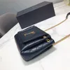 Top-quality Gold Real Leather Messenger Bag Fashion Designer Chain Shoulder Crossbody Luxury Bags Classic Flap Women Purse with Box