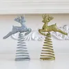 Christmas Decorations Spring Running Deer Tree Top Ornament Topper Xmas Party Decoration Accessories Family