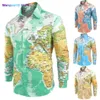 Men's Casual Shirts Men clothes 2019 Casual World Map Print With Button mens Shirts Top Blouse Male shirt Fashion design high quality 021723H