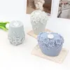 Velas nórdicas rattan flores de silicone molde gesso formulário de escultura de aromaterapia de aromaterapia Decoração de decoração de casamento 230217