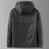 Men's Jackets Arrival Fashion Spring And Autumn Young Men Hooded Printed Jacket Double Sided Coat Casual Plus Size LXL2XL3XL4XL5XL6XL7XL
