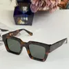 Sonnenbrille der Luxusmarke OMRI012, klassische schwarze Vollrahmen-Europäische Ausgabe, Beine mit Schneeflockenmuster, Herren, modische Fahrbrille, Schutzbrille für Damen