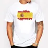 Men's T Shirts BLWHSA Spain National Flag For Men Fashion Short Sleeve Nostalgic Fans Summer Games Cheer T-shirts
