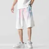 Shorts masculinos Summer Charismatic Guy Ice Silk Beach Contraste Shorts Novo Casual Coloque Coloque Coloque Microbomb Microbomb Men Ponto Ponto Z0216