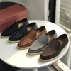 Италия оригинальная дизайнерская обувь Rolopiana итальянская новая овчина Leisure Loafers Lp Slouchers обувь мужская