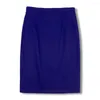 Kjolar Sishion Classic Vintage Royal Blue Stretch Pencil kjol för kvinnors kontor Lady Formal kvinnlig Slim Sexig Jupe SS0028