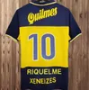 1981 Retro Boca Juniors Soccer Jerseys Maradona Roman Riquelme Palermo Thailand Shirt 1996 1997 1998 Uniform Kits Men Maillots de Football Jersey de Foot