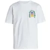 23ss Casablanca Star Castle Tees Män och kvinnor Lös T-shirt Kortärmad Mode T-shirt Sommar Beach Toppar Polos