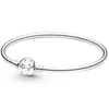 Charm Armbänder Momente Helle Sterne Galaxie mit Kristallschlangenkette Armreifen 925 Sterling Silber Armband Fit Europe Perle Diy Schmuck 230216