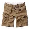 Shorts pour hommes Short de Camouflage pour hommes à la mode short cargo haut de gamme décontracté Style militaire multi-poches shorts grande taille homme vêtements vêtements d'été Z0216