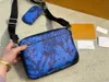 10A L Bag Cross Body Duo Messenger Bag Graffiti Cross-body Bag Men Luxurys Detachable Coin Purse 3 in 1 Messenger Bag Shoulder Bags M45730 M46104