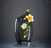 花瓶ハイエンドダイニングテーブルライトラグジュアリーラージベースガラス装飾モダンミニマリストリビングルームフラワーアレンジメント