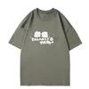 デザイナー Tシャツ 2023 新しい夏のメンズヒップホップトップカジュアル半袖 Tシャツラウンドネックシャツ Y2302