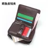 Wallets Classical Designer Exotic Genuine Crocodile Skin Alligator Leather Men's Black Card Holder Wallet Male Large Coin Purse