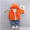 Комплекты одежды для девочек дизайнерская одежда Cartoon Cardigan Pat Добавить футболку для младенцев наряды дети беши бег трусцы костюмы.