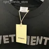 Men's T-Shirts Bling Vetements Long Sleeve T-shirt Men Women 1 1 High Quality Heart Flame Flash Drilling Vetements T Shirt Embroidered VTM Top 0217V23