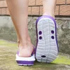 Terlik Gökkuşağı Flip Flops Sıradan Kadın Yumuşak Alt Plaj Ayakkabıları Yaz Konforlu Kadın Sandalet Shoesslippers