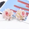 Decorative Flowers 10 Pieces Flannel Roses Scrapbook Wedding Bridal Accessories Clearance Gifts Home Decor Artificial Flower