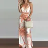 مصممة نساء بذلة الفساتين غير الرسمية الصيف طباعة رقمية نحللة نوبة بذرة مثيرة ملونة قصيرة الأكمام S-3XL