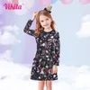 Robes pour filles VIKITA printemps et automne robe à manches longues en coton dessin animé vêtements pour enfants enfants princesse vêtements décontractés 28 ans 230217