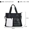 Evening Bags It Big Pocket Women Shoulder Bag 2023 Sequins Luxury High-end Handbag Brand Contrasting Color Nylon Durable Messenger Ita
