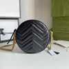 Crossbody Bag Kadın Cüzdan Fatura Tutucu Lüks Çanta 2023 Yuvarlak Mini Sırt Çantası İkonik Donanım Tote Çanta Moda Öğe