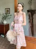 Party Dresses Tang Modified Two-Piece Chinese Style Retro Cheongsam Dress 2023 Summer Modern Hanfu Suit
