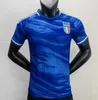 Wersja gracza włochy koszulki piłkarskie Italia 23 24 maglie da calcio VERRATTI CHIESA GNONTO koszulka piłkarska LORENZO PINAMONTI POLITANO zestaw dla mężczyzn zestaw dla dzieci jednolite