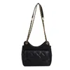 Designer modev￤ska kvinnor axelv￤ska handv￤ska pu crossbody vanlig kedjes￤ckar s￤ckar 6 f￤rger