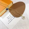 Fashion Necklaces 18K Gold Plated Pendant Necklaces Choker Flower Letter Stainless Steel Statement Fashion Womens Necklace Wedding Jewelry Accessories