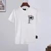 Berömda herr t shirts sommar t shirt pentagram tryckt streetwear mode män kvinnor hip hop kort ärm tees rhinestone skalle män tshirts size m-3xl #shopee115