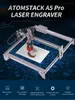 Qihang Top A5 Pro 40W Lazer Gravor Ahşap Kesme Makinesi Gravür Makinesi CNC Lazer Gravür DIY Logo Markası