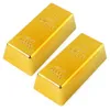 Jeux de f￪te artisanat Replica Gold Bar Fake Golden Brick Brion Movie Prop Prop News Gift Pouetter de porte pour Halloween Wester DHGJ4