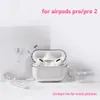 Для Apple AirPods Pro 2 2 -го поколения AirPod 3 Pros Accessories Accessories Solid TPU Силиконовая защитная навеса для обложки беспроводной зарядки.