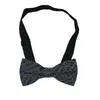 Letter Bow Tie Mens Polyester Adjustable bowtie Solid Mental Decorated Neckwear commercial butterfly adult bowknot 2pcs/lot
