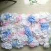 Decoratieve bloemen Spr Baby Pink Blue Mooie 3D hoge kwaliteit kunstmatige bruiloft gelegenheid Bloemmuur achtergrondarrangement decoraties