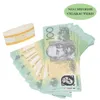Gry nowatorskie Ruvince 50 Rozmiar Game Australian Dollar 5/10/20/50/100 AUD BANKNOTES Papier Kopia Fałszywe pieniądze Film Film Props upuść dhjcn