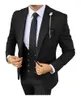 Abiti da uomo Smoking uomo formale 3 pezzi Slim Fit Business Per sposo Abito da sposa Coustime Homme Mmariage (Gilet pantaloni giacca)