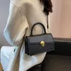 Kvällsväskor Brand Designer Damaxelväska Sac A Main Femme Vintage Enfärgad Handväska Dam Crossbody Clutch Handväska Flik