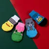 Dog Apparel Pet socks High-quality anti-skid bottom small dog socks Dog foot sets Teddy dog Corgi socks supplies 4 pieces wholesale