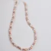 チェーン卸売5-6mm 4A宝石製造用の高品質の培養バロック淡水真珠鎖
