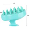 Silicone Hoilicone Hair Sallep Masger Shampoo Brush Brush Scurping Nettoyage Brushes HEADBRES Scurpateurs outil de lavage des cheveux pour les femmes hommes ou animaux de compagnie