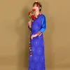 Etnik Giyim Geleneksel Tibet Elbise Çin Halk Uzun Kollu Bahar Kadın Elbise Vietnam Robe Ao Dai Vestidos 31318 Dethnic