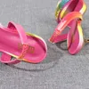 Sandali taglia 42 tacco alto moda 2023 cinghia rivestita cristallina estiva punta aperta color siletto donna sandalsandals