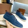 Italie chaussures de créateur originales Rolopiana hommes nouveau tricoté épissé LP mi-haut Lefu chaussures décontracté