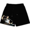 Pantalones cortos para hombre Anime Black Clover Pantalones cortos deportivos Classic GYM Workout Mesh Shorts One Layer Running Shorts Diseño de moda Natación Fitness Shorts Z0216