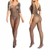 Bras Define Mulheres Lingerie Set Perspectiva Lace Malha Sexy Cor Sólida Pijama Bodysuit Fishnet Sheer Hollow Out Body Stocking para Muj3068